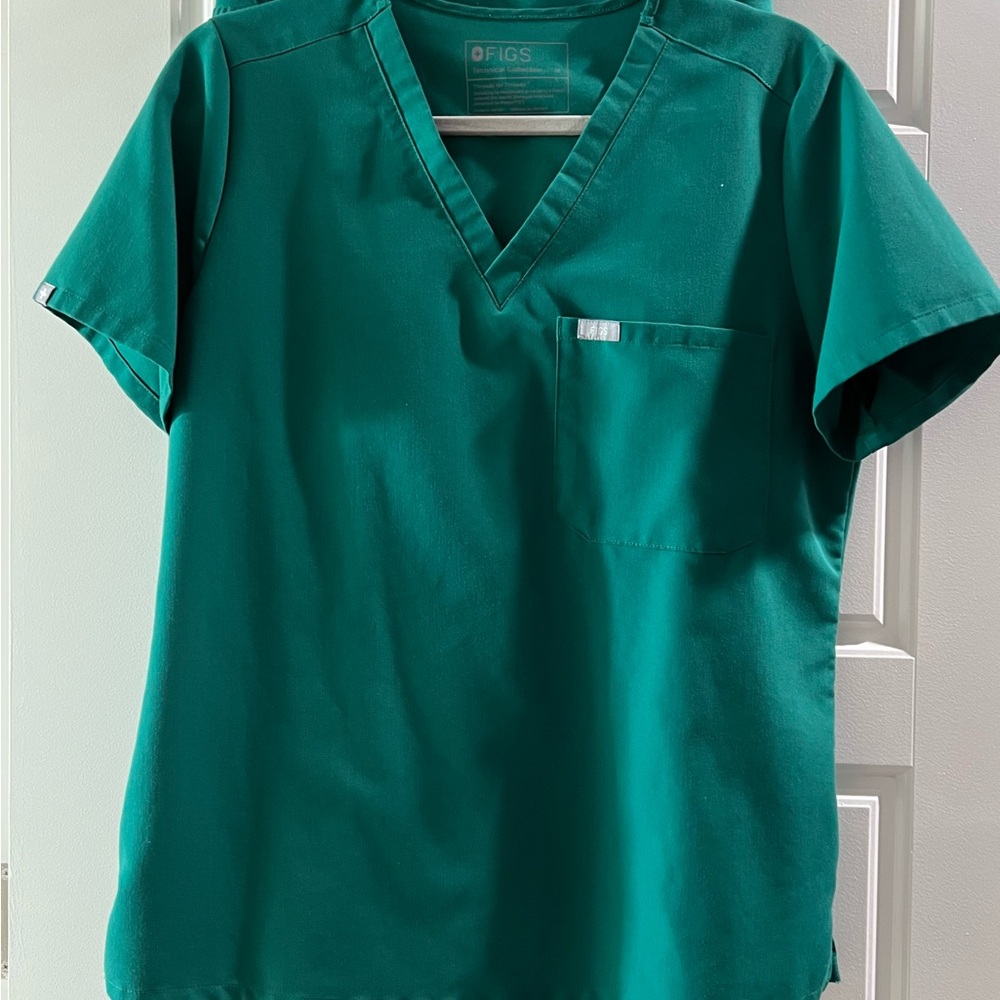 Figs Hunter Green Scrubs